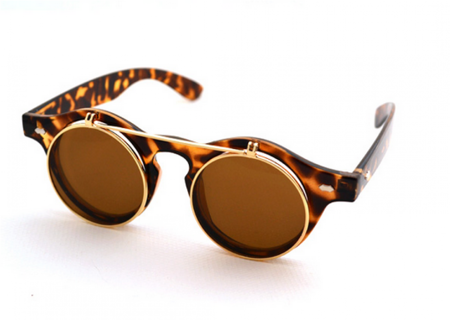 Vintage Black Cat Eye Wire Frame Sunglasses Rh Shanghaitrends - Gold Rimmed Round Sunglasses (900x900), Png Download