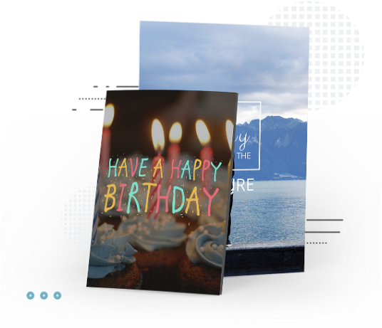 Make Your Own Printable Card - Geburtstags-kerzen-kleine Kuchen Postkarte (800x584), Png Download