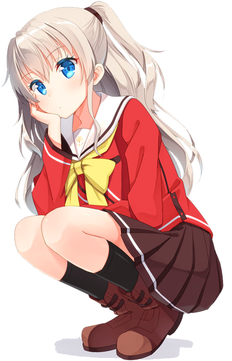 Charlotte Anime Nao Png (500x742), Png Download