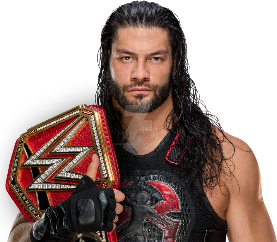 #rybackvsreigns Hashtag On Twitter - Roman Reigns As Intercontinental Champion Small (945x845), Png Download