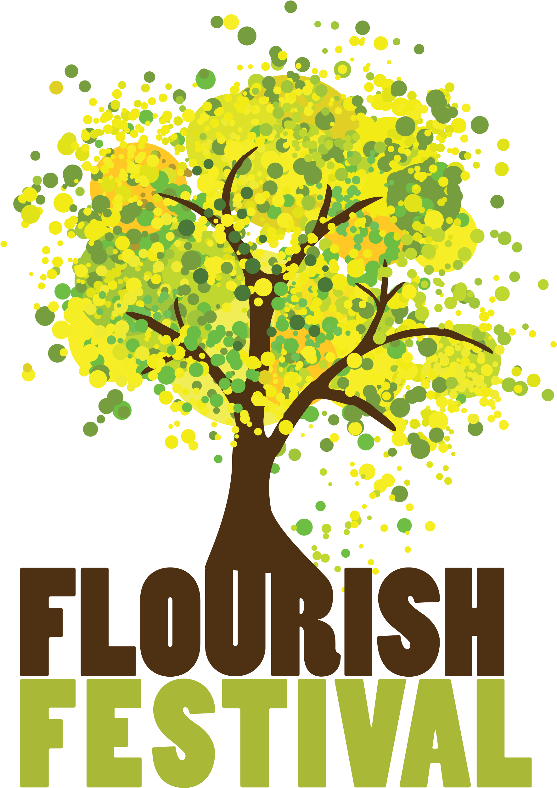Flourish Festival Logo-06 - Festival (1800x2538), Png Download