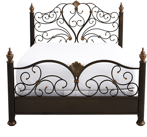 Image For Metal Bed (519x804), Png Download