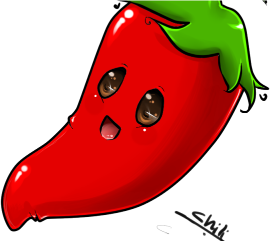 Pepper Clipart Hot Tamale - Chili Pepper Kawaii Png (640x480), Png Download