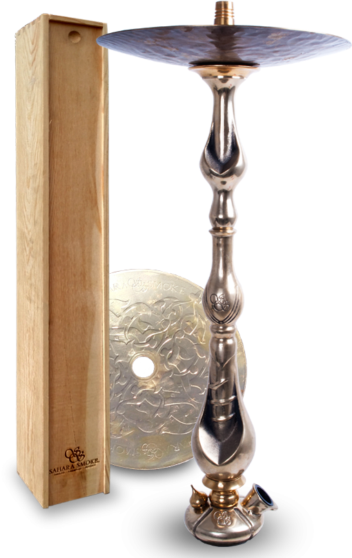 Sahara Smoke Brass Executive Hookah Stem - Sahara Smoke Executive Brass (780x820), Png Download