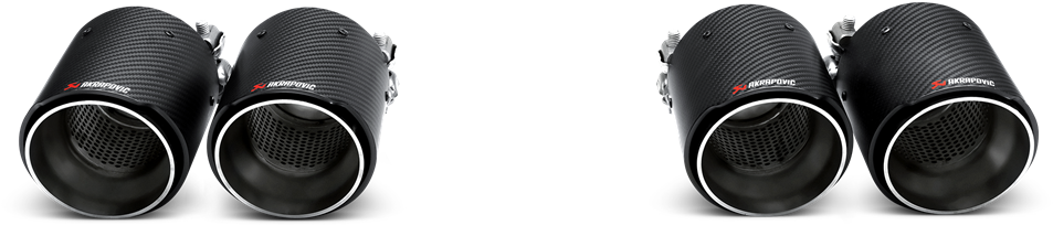 Bmw M4 Tail Pipe Set (carbon) (1066x799), Png Download