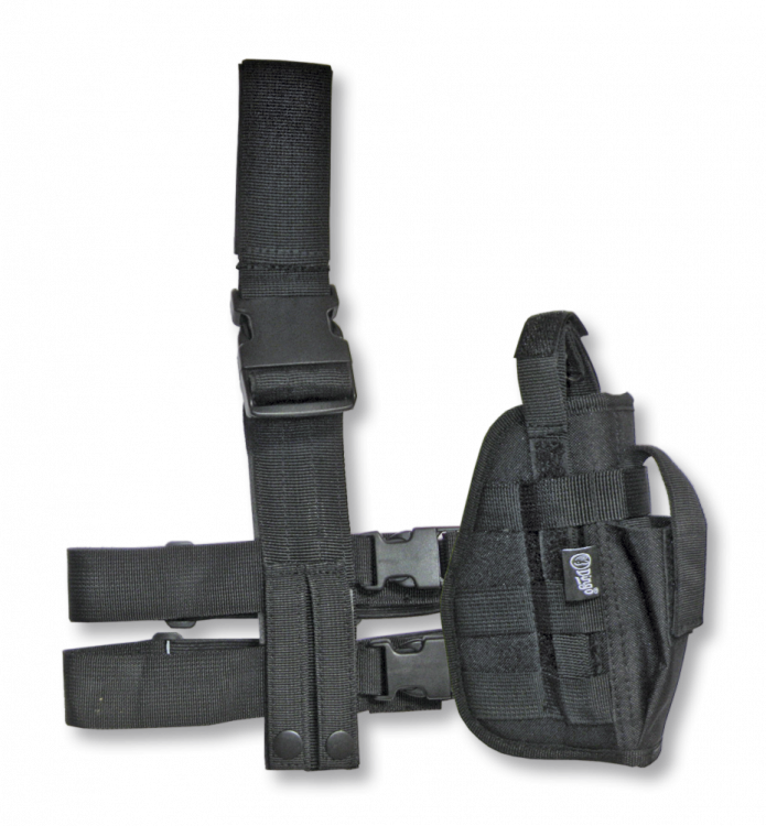 Gun Holster Dingo For Leg - Funda De Pistola Pernera Dingo Táctica De Nylon Acolchado (695x750), Png Download