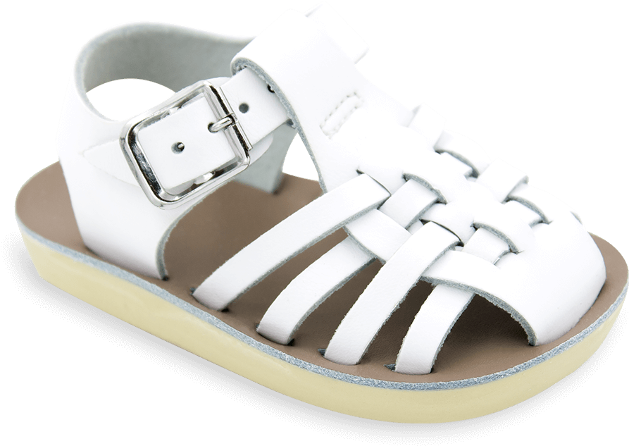 Sun San Sailor White - Salt Water Toddler Kids' Sandals By Hoy Sweetheart (994x994), Png Download