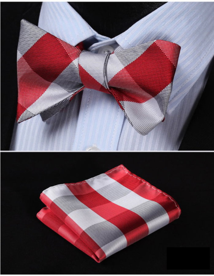 2d73498a Aa10 42c6 Bae8 F87b3d607a916 - Setsense Men's Plaid Jacquard Woven Tie Necktie Set (900x900), Png Download