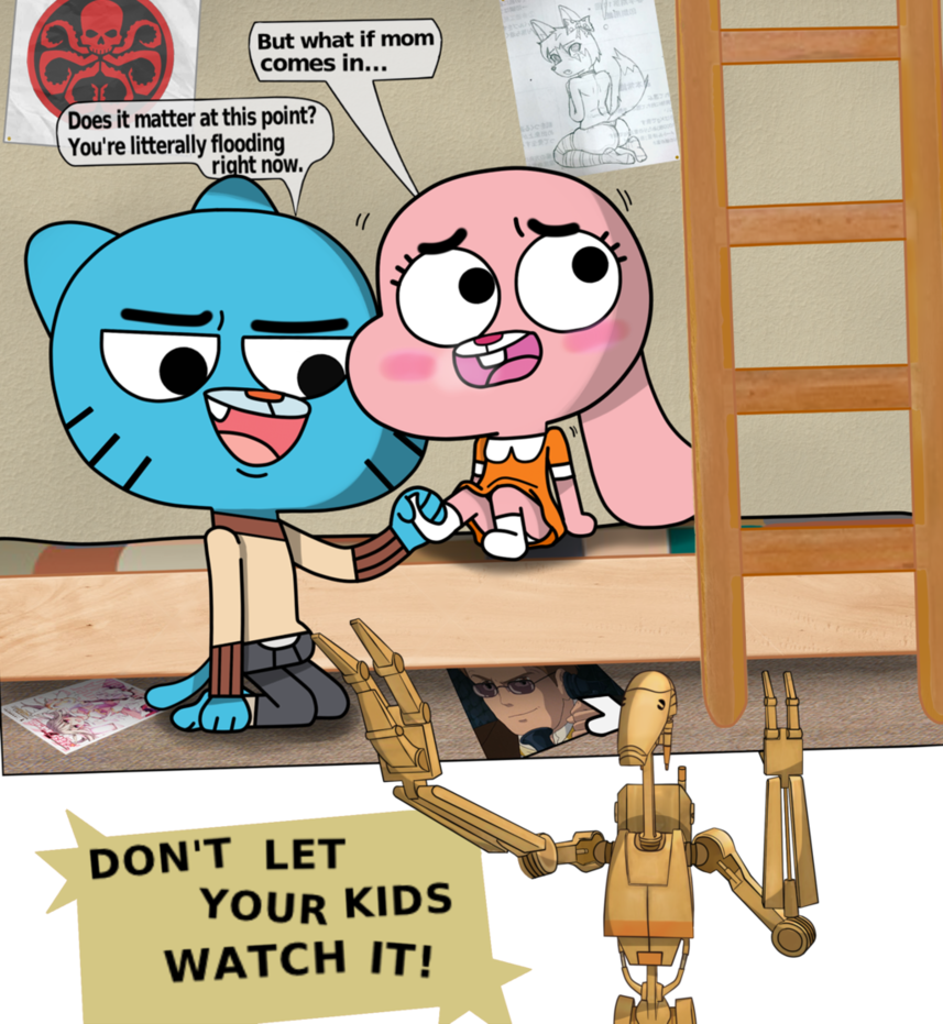 Gumball S Brotherly Love 3 By Officer Judyhopps-dbspc5j - Love Amazing World Of Gumball (857x931), Png Download