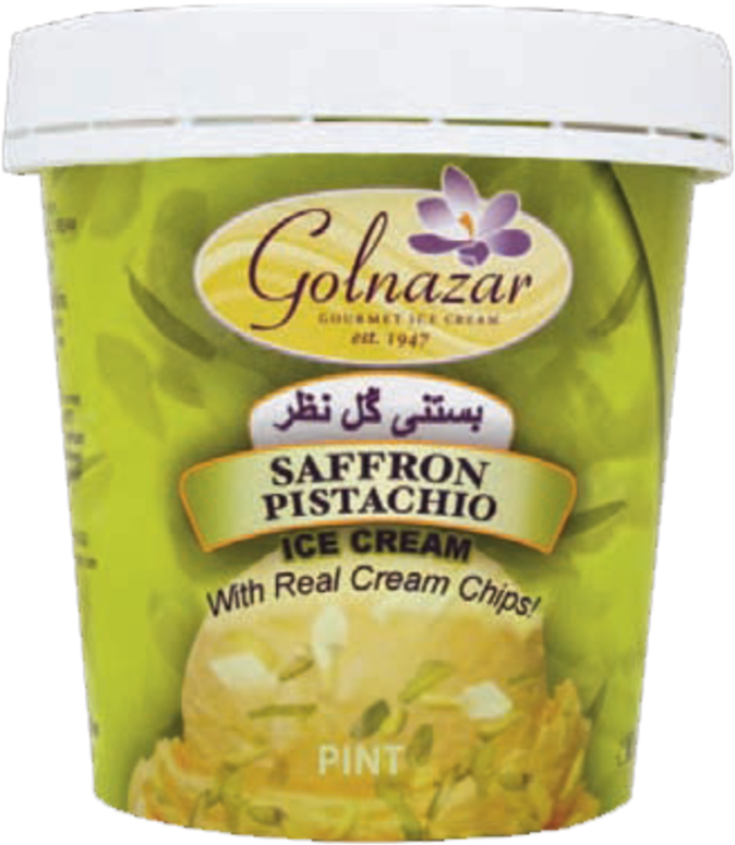 Whole Foods Golnazar Pistachio Saffron Ice Cream Sandwich - Pistachio Saffron Ice Cream (683x800), Png Download