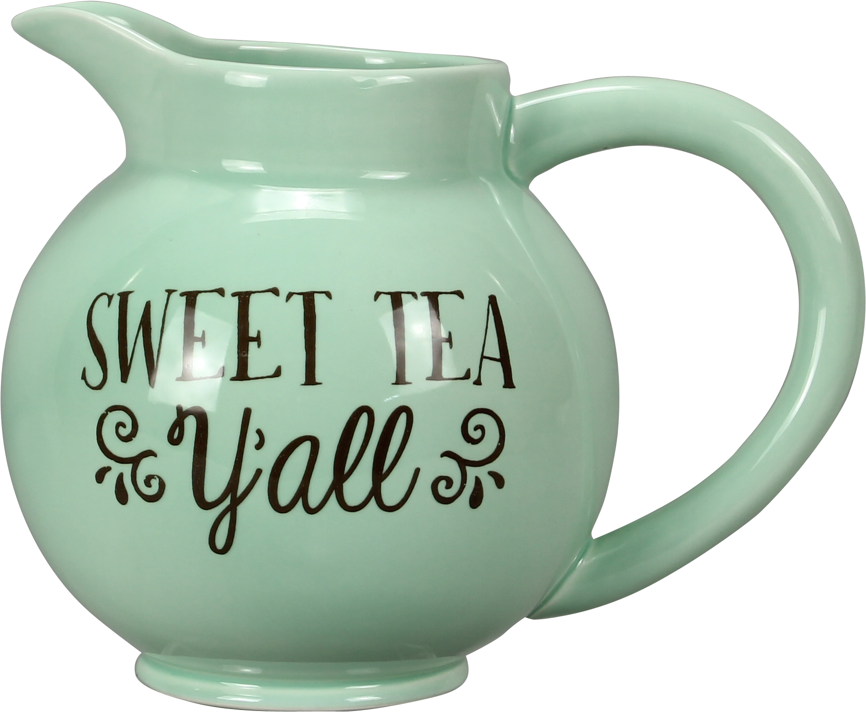 Young's Ceramic Sweet Tea Pitcher, Sweet Tea Y'all (2396x2144), Png Download