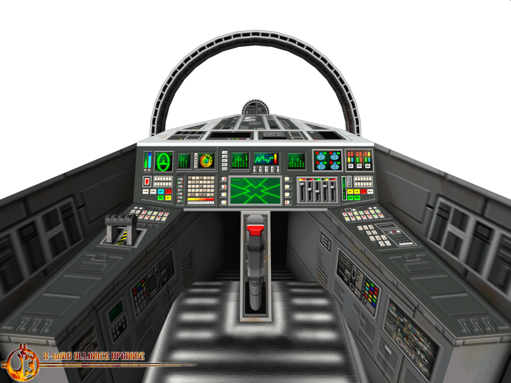 Star Wars A Wing Cockpit (1024x768), Png Download