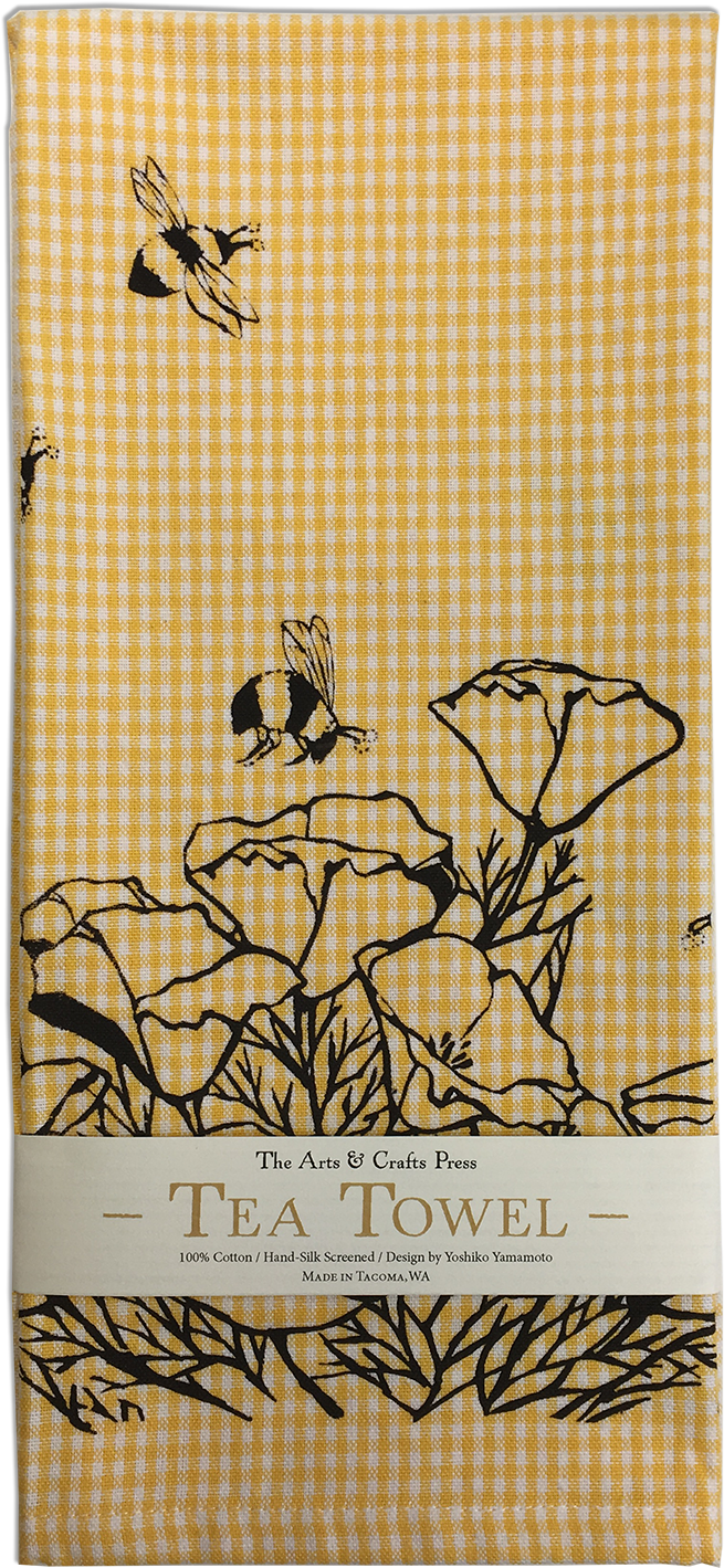 California Poppies Tea Towel - California Poppy (800x1525), Png Download