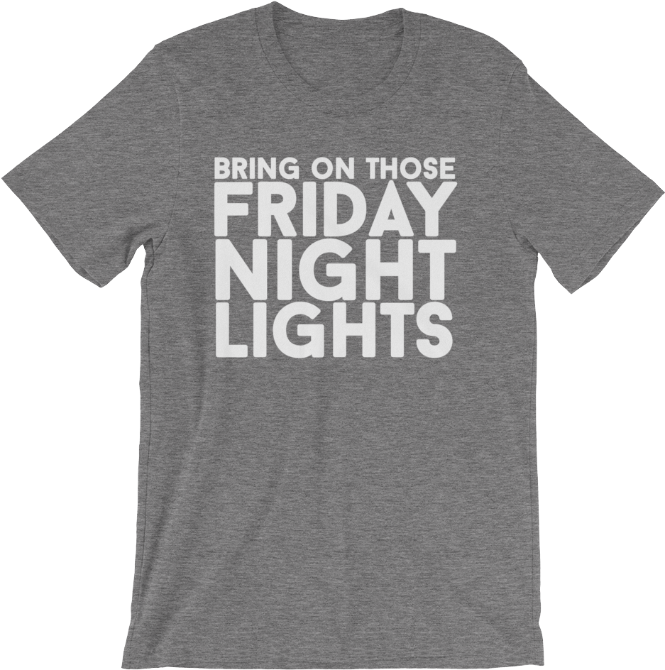 Friday Night Lights Tee (1000x1000), Png Download
