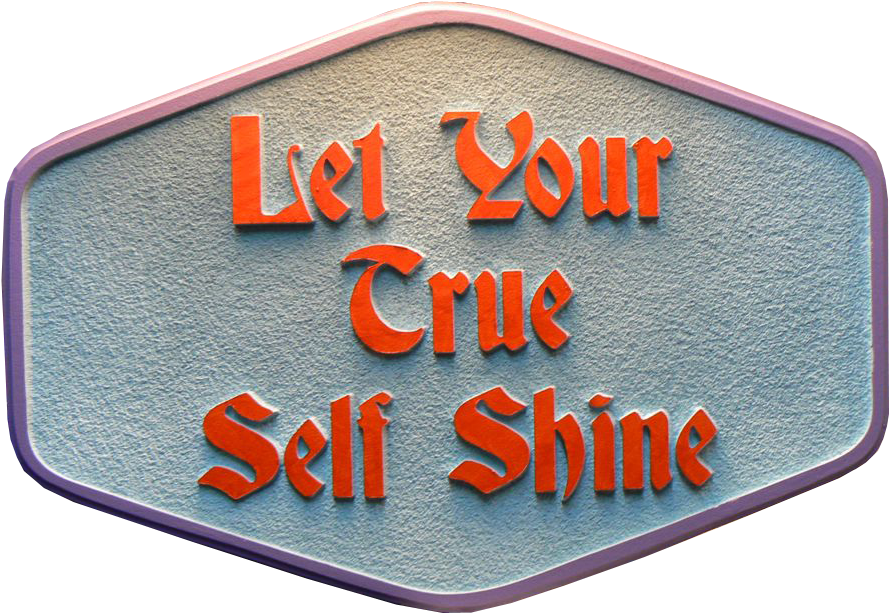 Let Your True Self Shine - Portable Network Graphics (888x888), Png Download
