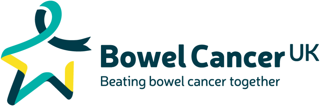 Bcuk Linear Strapline Dark Teal Logo With Teal On Starrgb - Bowel Cancer Charity Logo (1024x341), Png Download