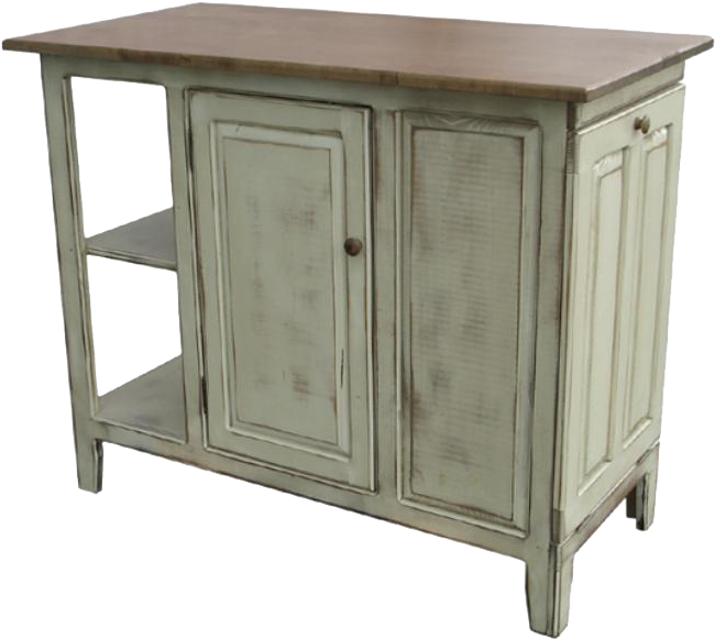 Springwater Rustic Kitchen Island - Springwater Woodcraft (678x617), Png Download