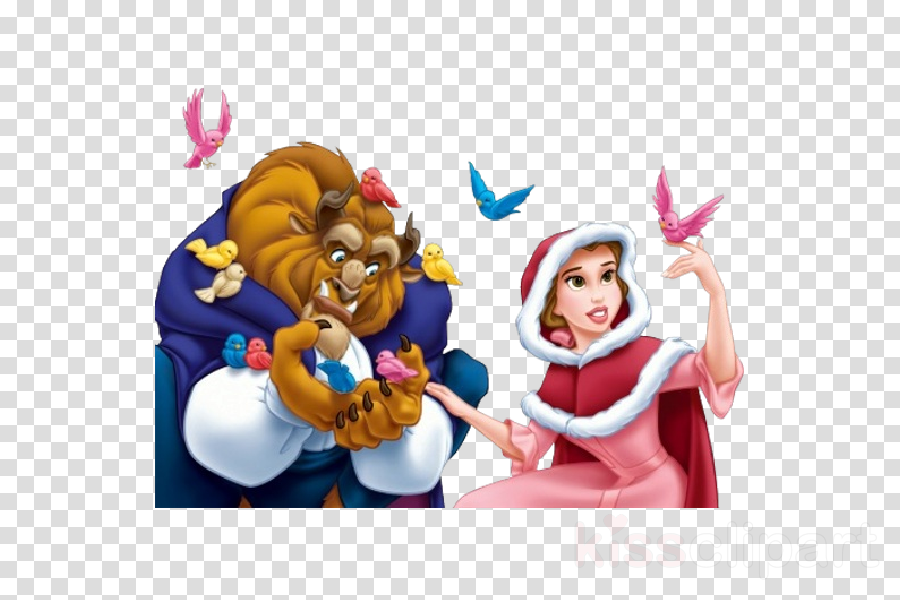 Beauty And The Beast The Enchanted Christmas Clipart (900x600), Png Download