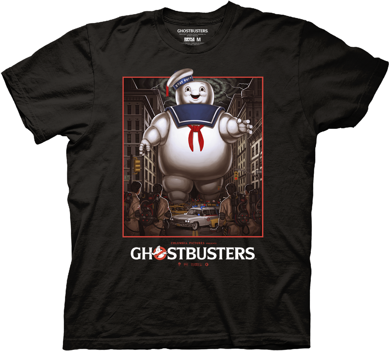 Stay Puft Marshmallow Man Vs Ghostbusters T-shirt - Oregon Trail Dysentery T Shirt (1500x1350), Png Download