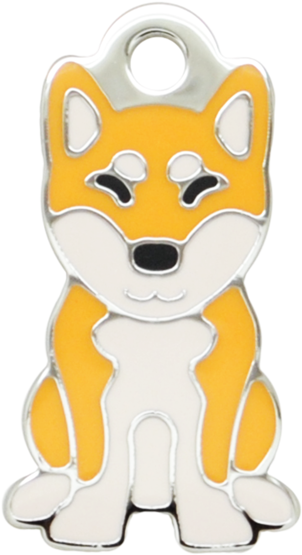 Shiba Sm Dog Bone - Shiba Inu (669x1200), Png Download