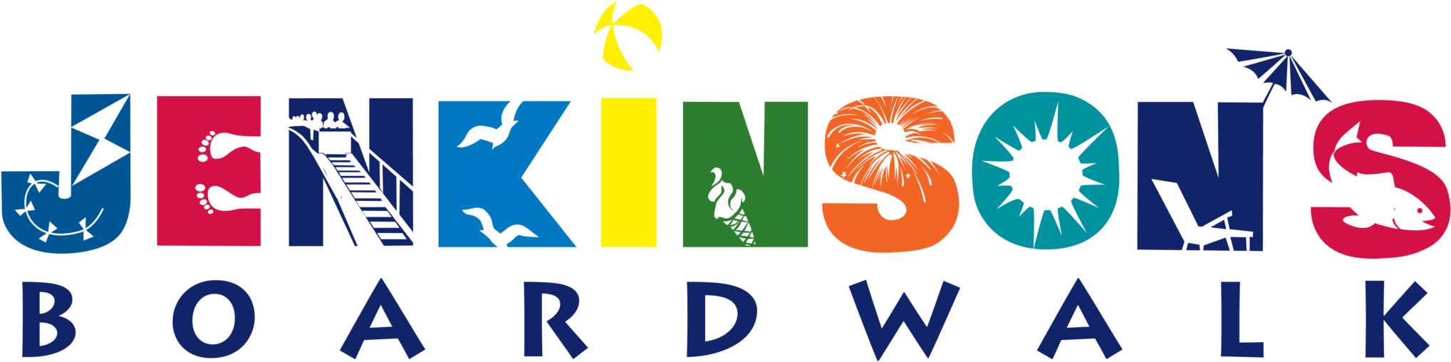 Boardwalk - Jenkinson's Boardwalk Logo (2048x518), Png Download