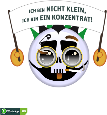 Horror Smiley Mit Weißem Osterei Gesicht Und Totenkopf - Trauriges Smiley (1200x628), Png Download