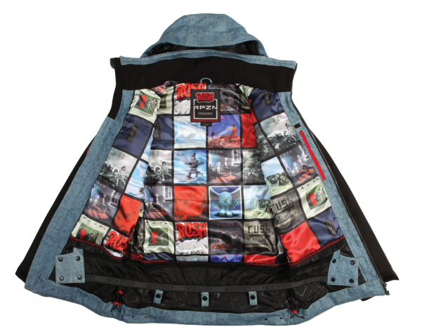 2112의 앨범 백커버에 사용된 스타맨 엠블럼을 등판에 프린트 - Neil Peart (600x600), Png Download