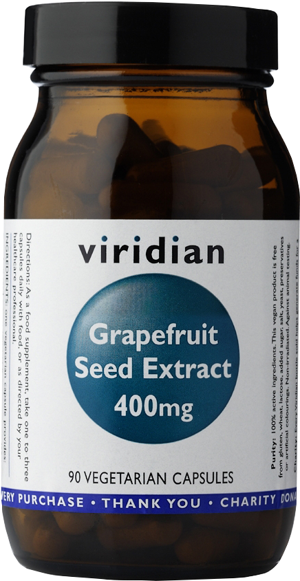 Viridian Grapefruit Seed Extract - Viridian Organic Spirulina 500mg Tablets (445x850), Png Download