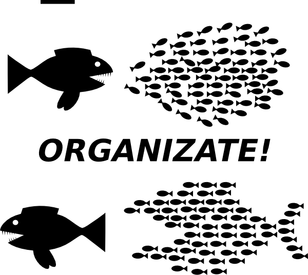 Small - Community Organizing (600x536), Png Download