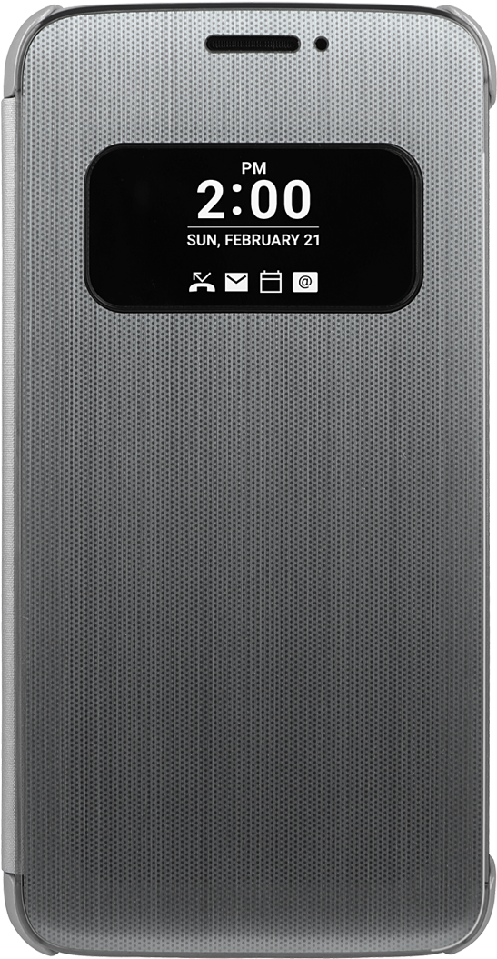 Oem Quickcover Case For Lg G5 - Lg G5 Mesh Folio Case - Silver, Official (1200x1200), Png Download