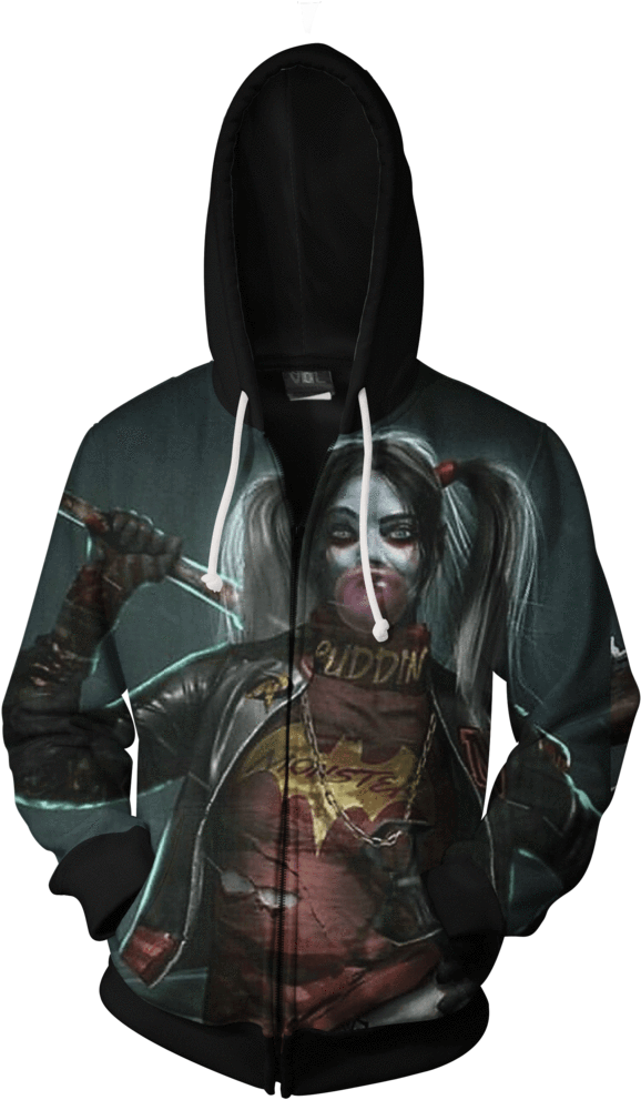 Joker Hoodies - Honda Racing Team Zip Hoody - Size 2xl (659x1024), Png Download
