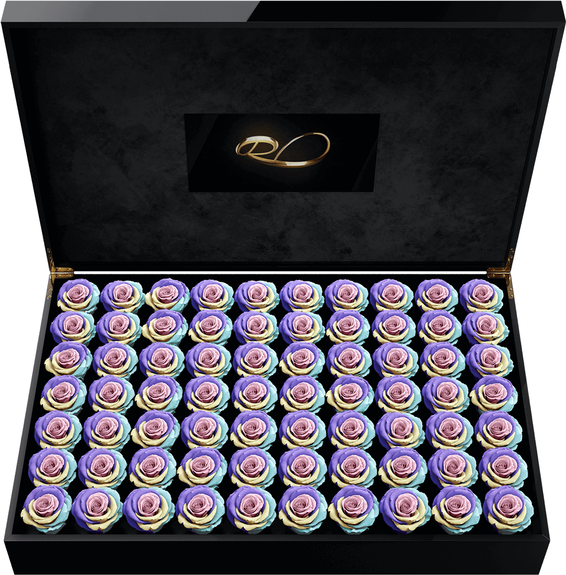 Luxury Video Flower Box Presidential With 70 Preserved - Poker Set (1500x1500), Png Download