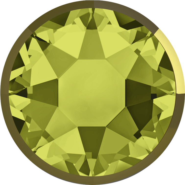 Khaki Rimmed Dorado Swarovski Rhinestones Flatback - Light Colorado Topaz Swarovski (900x900), Png Download