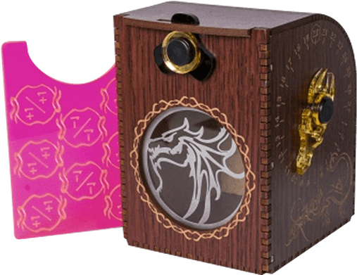 Wooden Deck Case (blackfire) - Dragon (709x709), Png Download