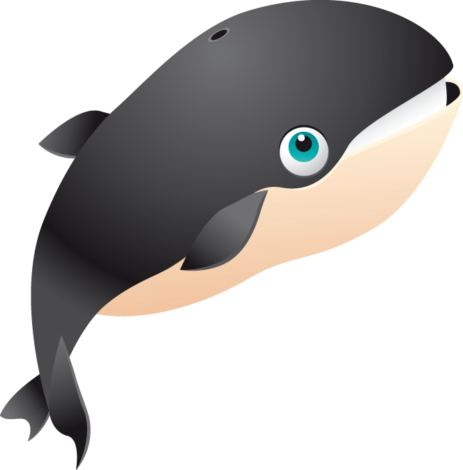 Gr0102010 - Giant Whale Kids Shirt Tile Coaster (664x674), Png Download