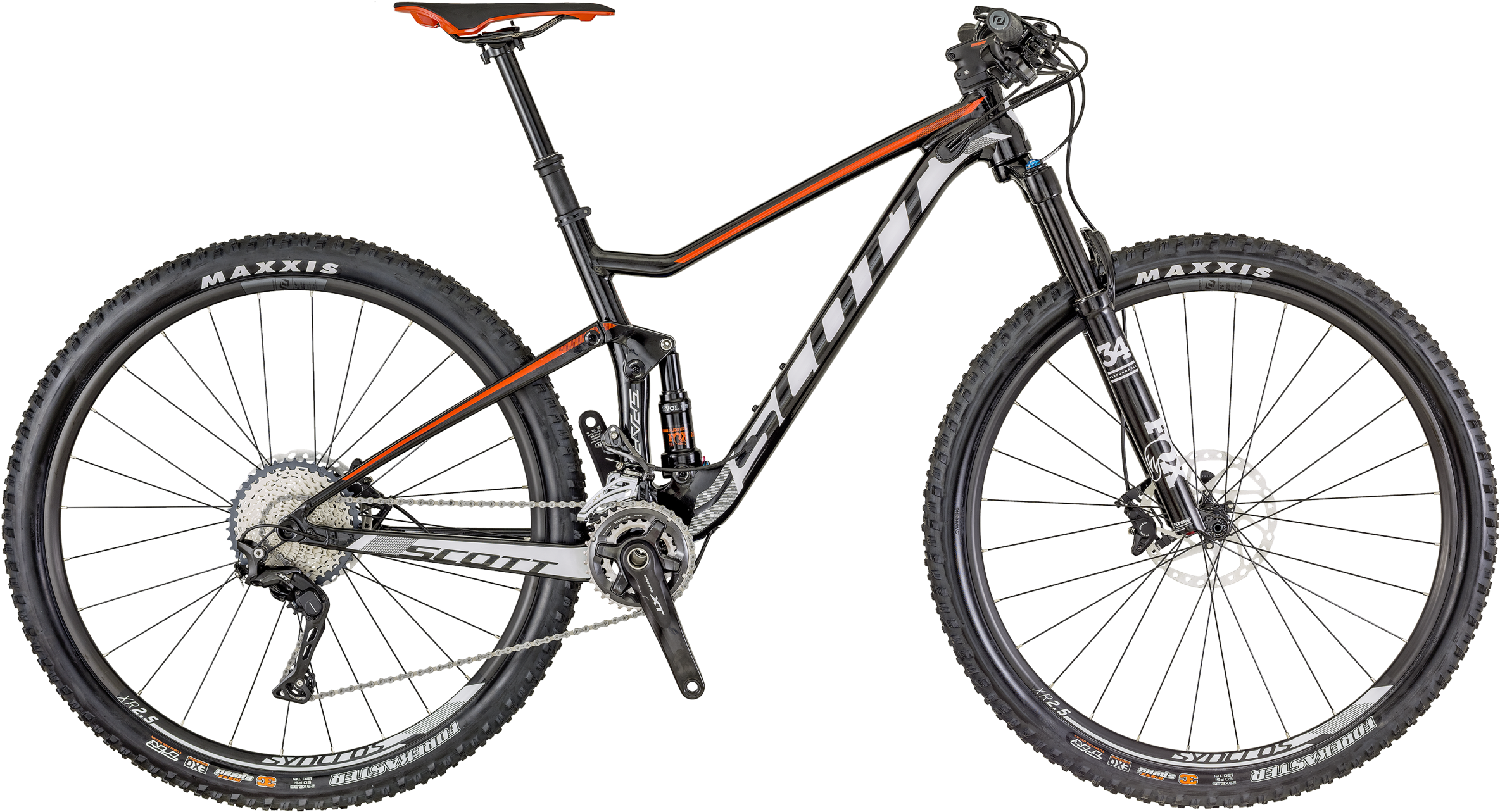 White/red - 2018 Trek Fuel Ex 7 (2400x2400), Png Download