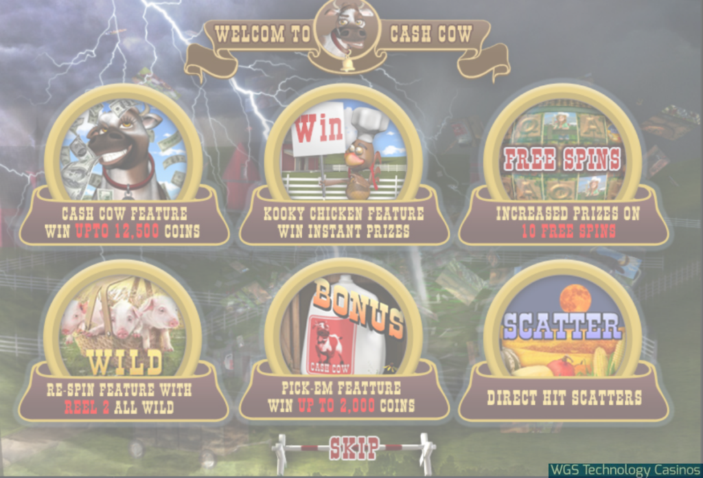 Cash Cow Slot Game Features (1024x696), Png Download
