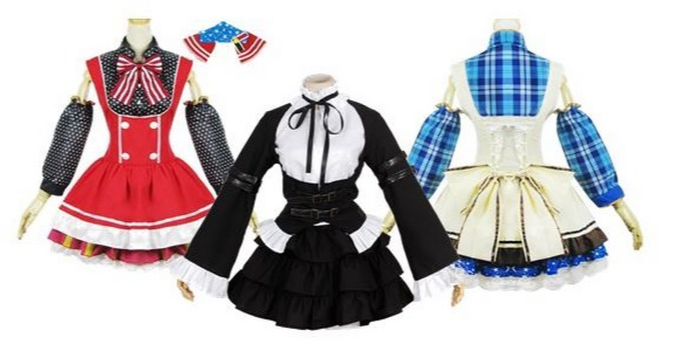 Unbenannt Kopie - Love Live Cosplay Umi Sonoda Maid Dress Costume (1050x350), Png Download