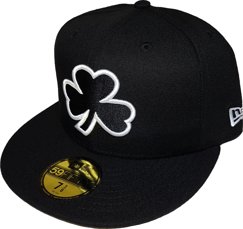 Irish Clover Black And White Custom Fitted - Irish People (1024x964), Png Download