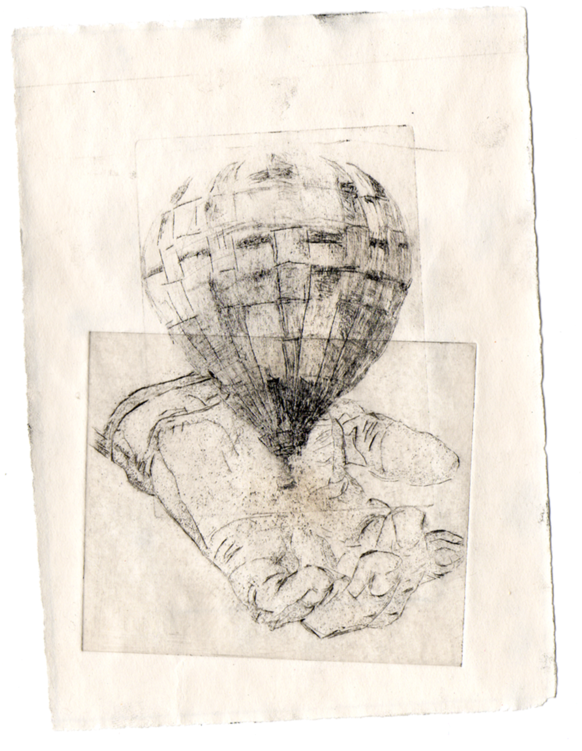 2012 Etching 5"x8" (1000x750), Png Download