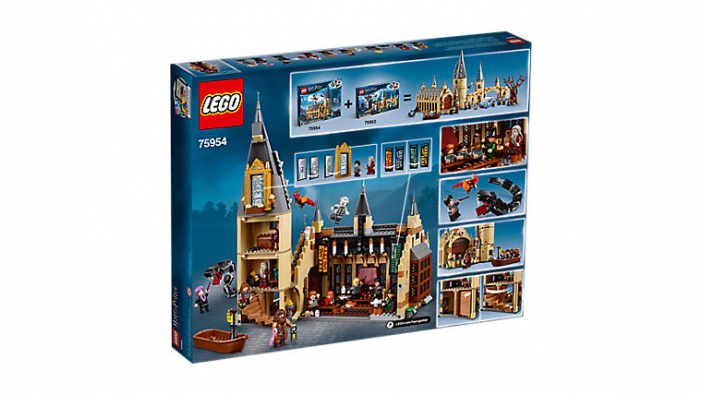 X - Lego Harry Potter 2018 Great Hall Box (700x700), Png Download