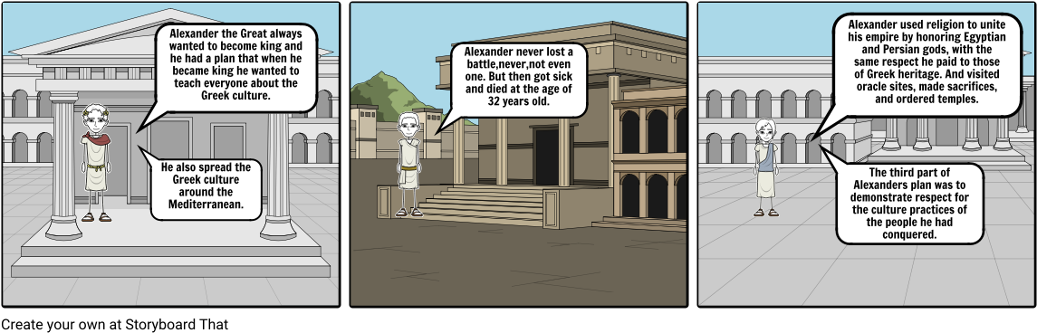 Alexander The Great - Cartoon (1164x385), Png Download