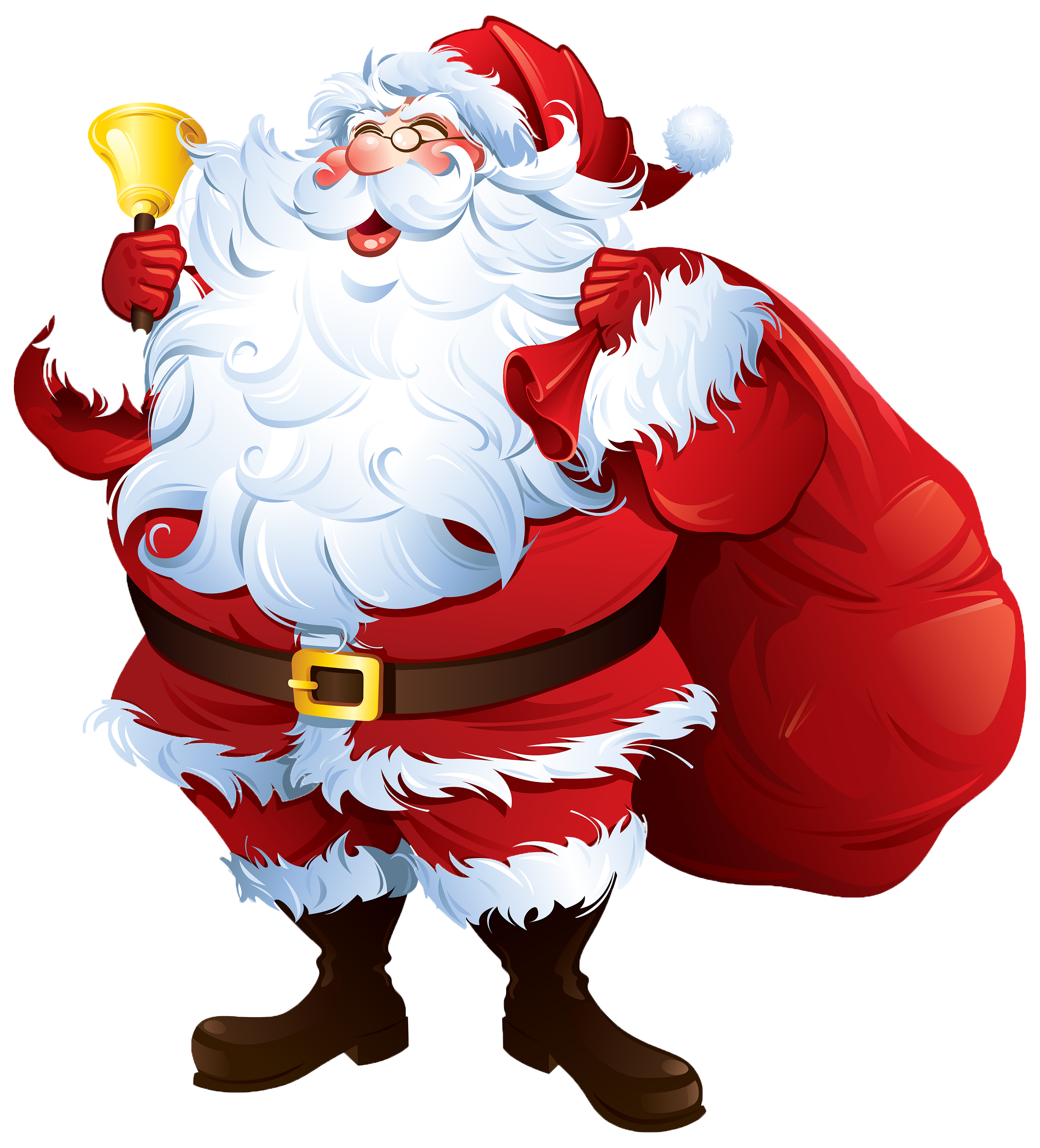 Gotd Christmas Santa Claus Pillow Case 18 X 18 Cushion (2250x2484), Png Download