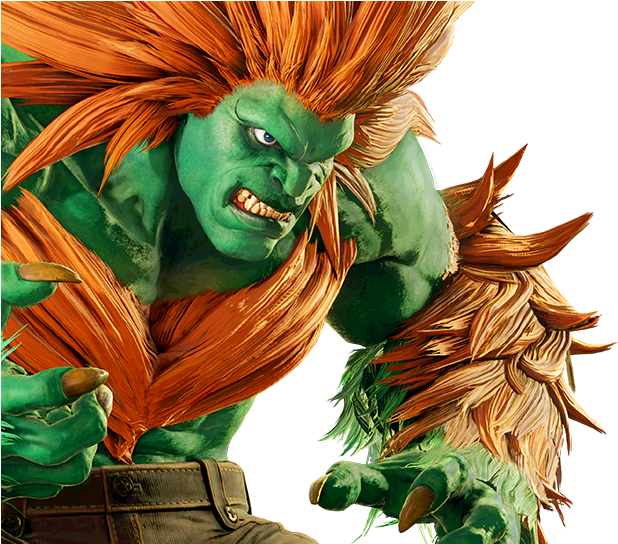 Street Fighter Blanka (659x543), Png Download