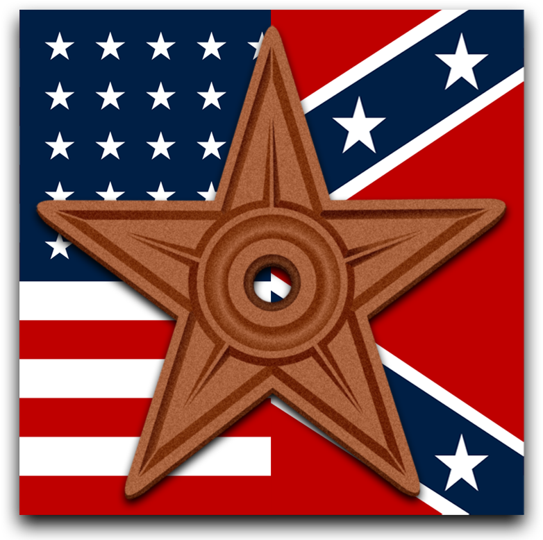 Acw Barnstar - Racist Flag (800x800), Png Download