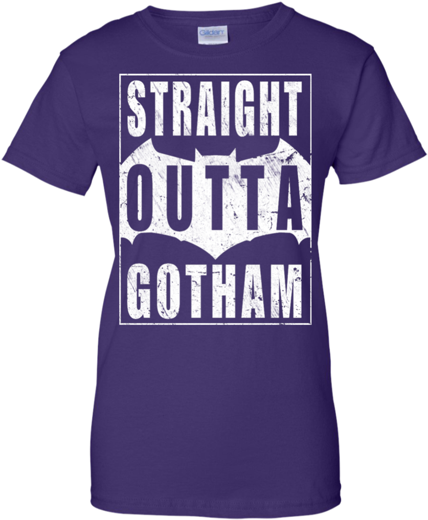 Straight Outta Gotham Traphouse T Shirt & Hoodie - Straight Outta Compton (1024x1024), Png Download