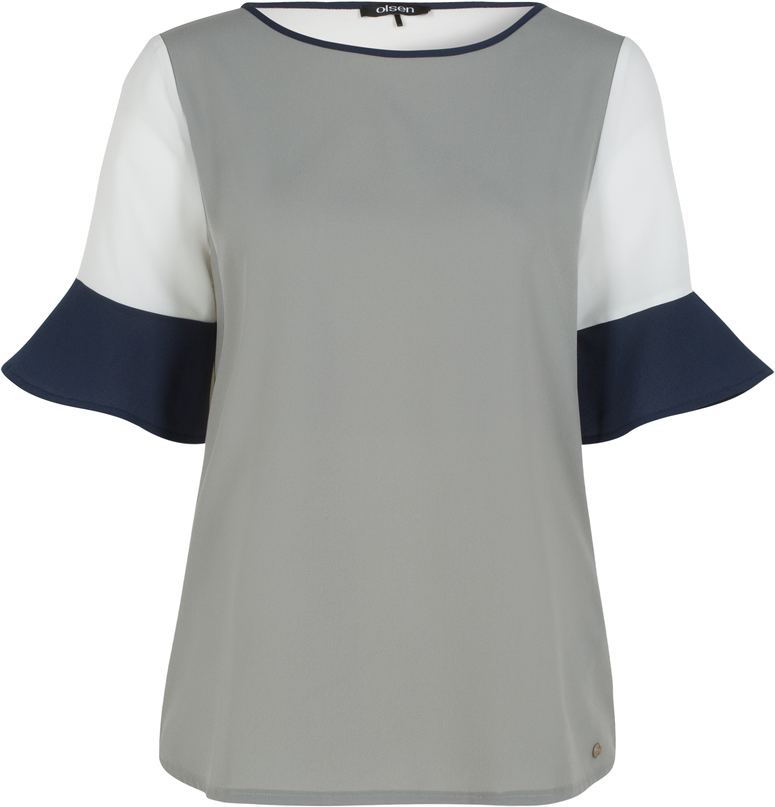 T-shirt With Flounces - Shirt (1652x1990), Png Download