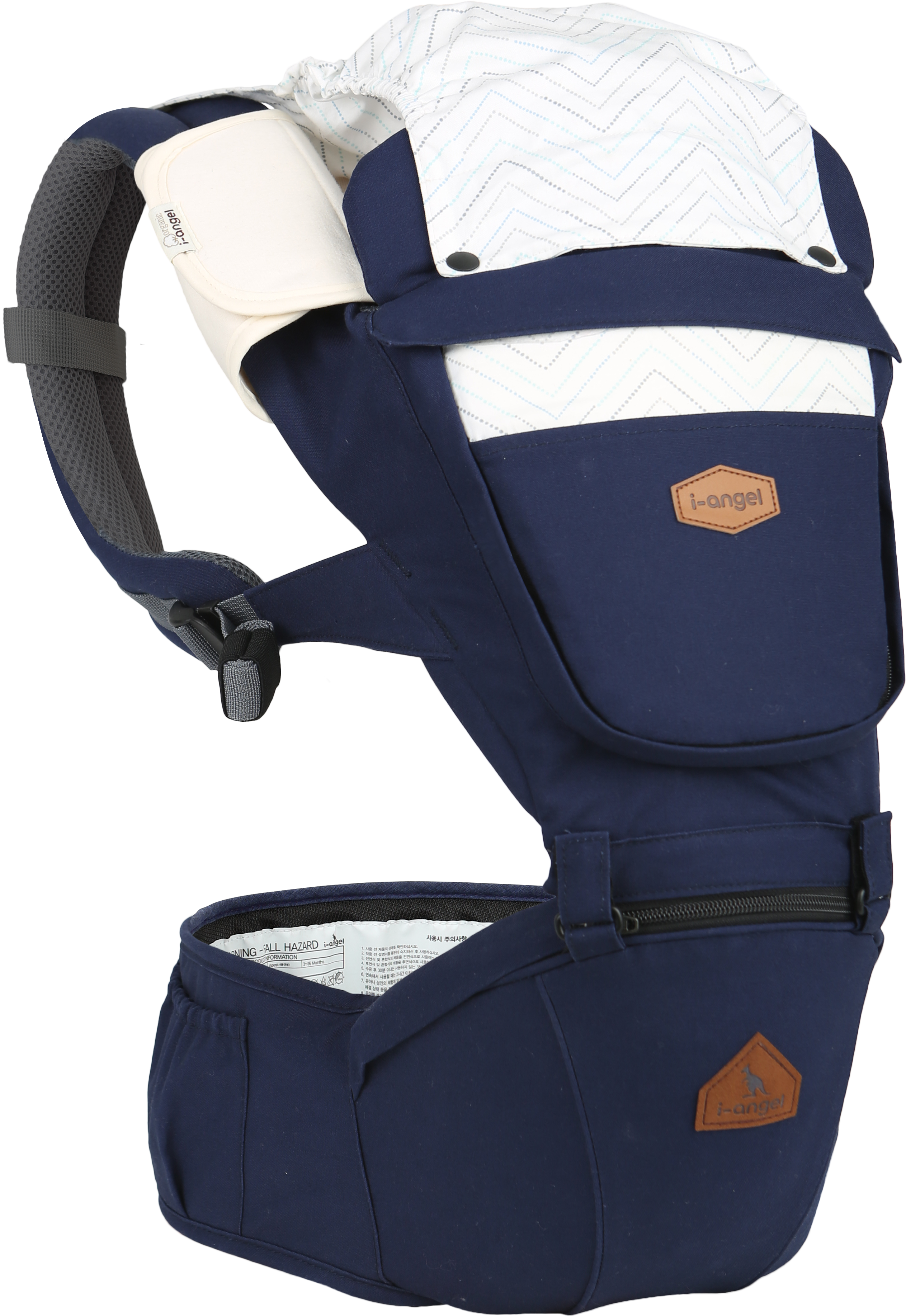 Sky Mint - Angel Nature Hipseat Baby Carrier (3024x4342), Png Download