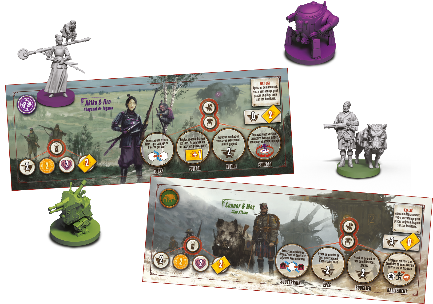 2017 06 29 - Scythe Board Game: Invaders From Afar Expansion (1890x1417), Png Download