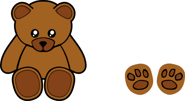Simple Animal Clipart At Getdrawings - Teddy Bear Vector Png (600x329), Png Download